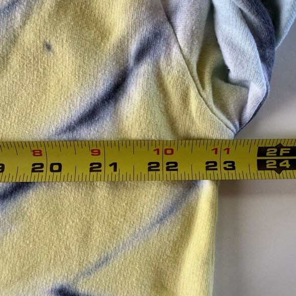Sunset Glow Tie Dye Crop Hoodie Sweatshirt Size L Twisted Lemon - Picture 7 of 10